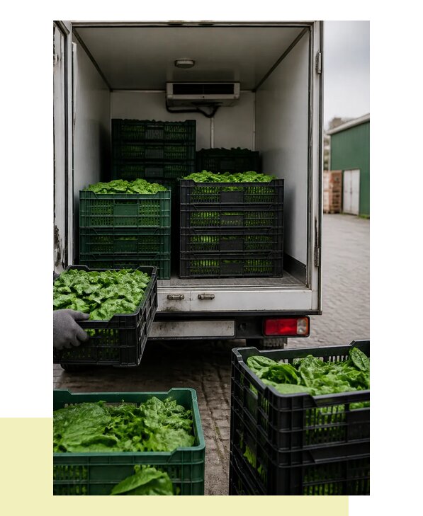 Перевозка шпината в Усть-Лабинск с сохранением свежести продукции